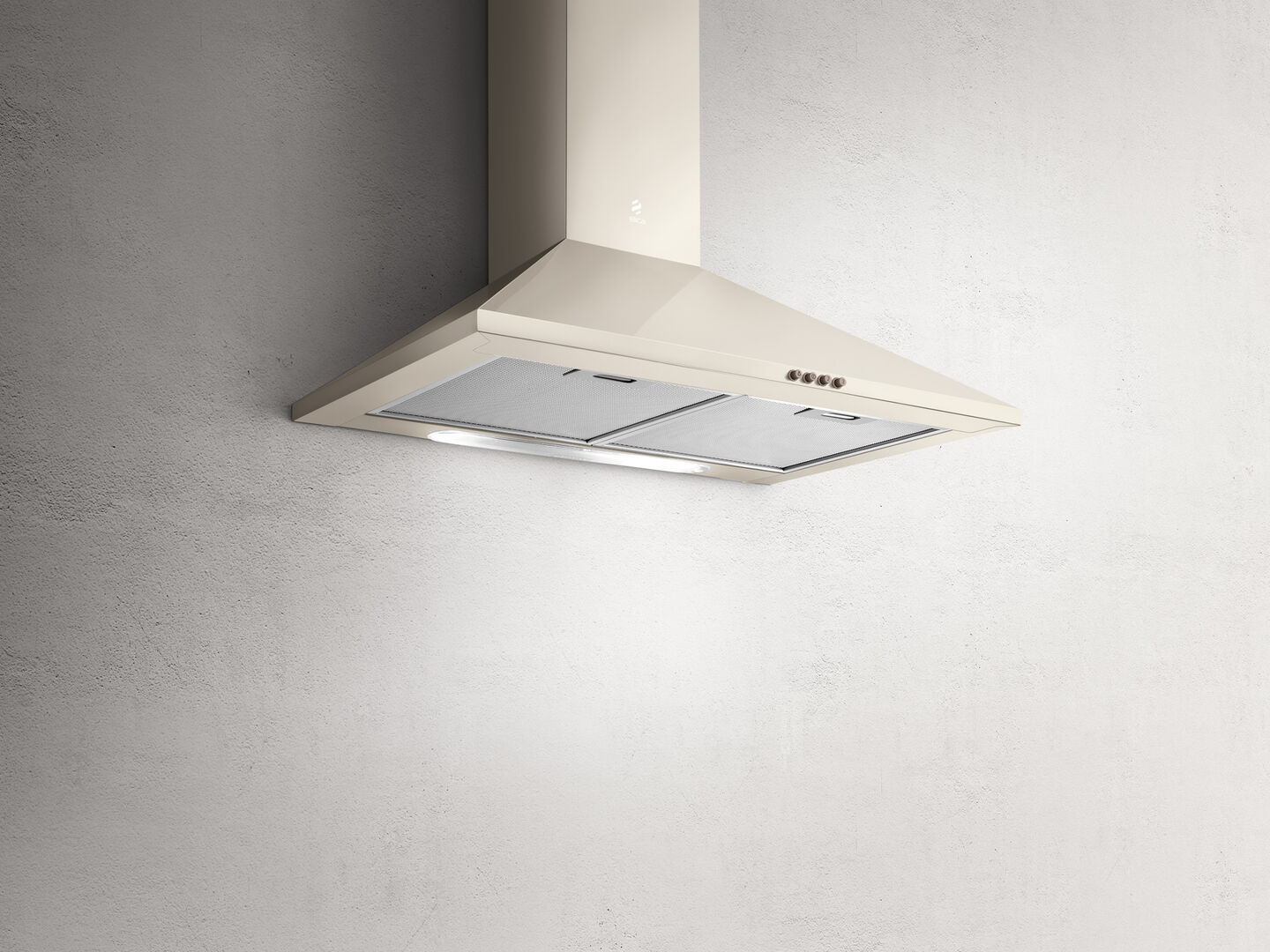 Hotă Crem Berlin Montaj Pe Perete 60cm CR/A/60, Elica